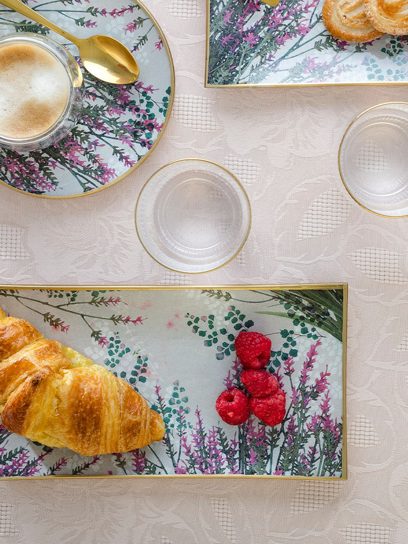 Fuente Rectangular 25x13cm Lavanda