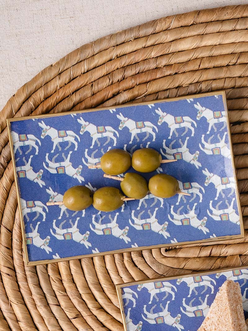 Fuente Rectangular 16x11cm Los Burritos de Mijas