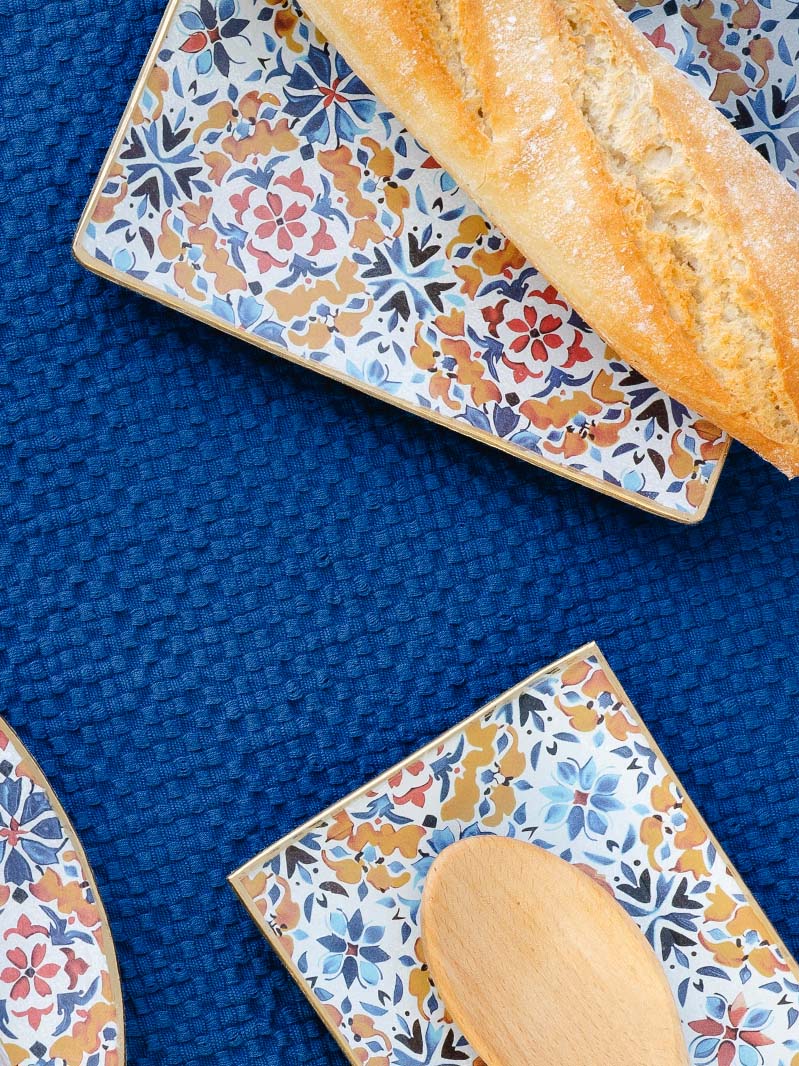 Plato Cuadrado 19x19cm Suelo de El Palo