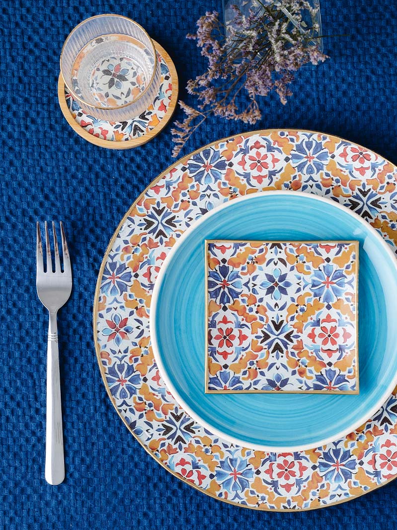 Plato Cuadrado 12x12cm Suelo de El Palo