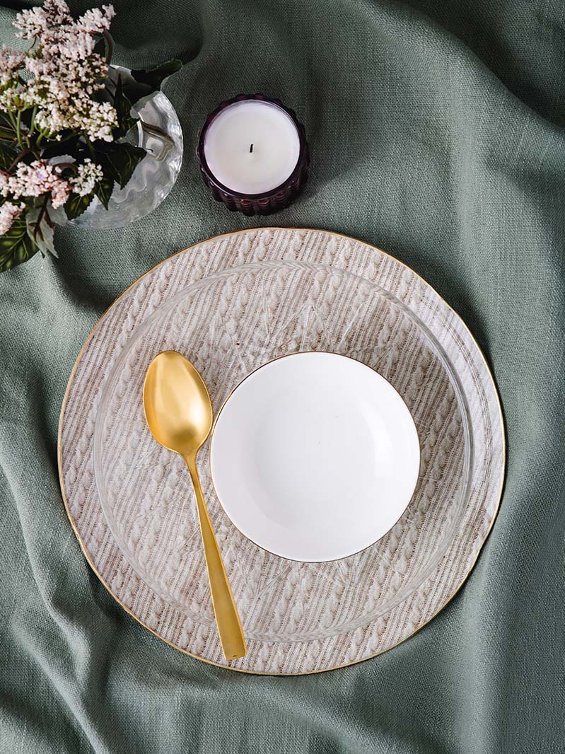 Plato redondo 30cm Los Ochos