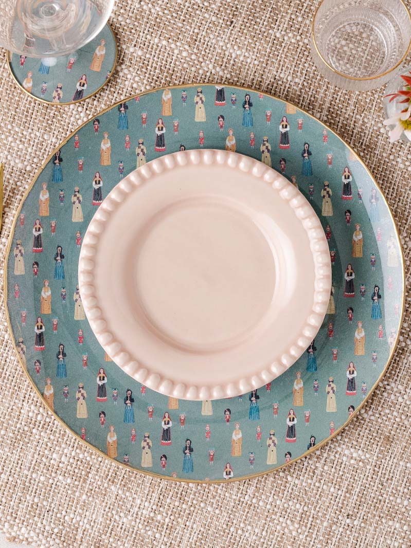 Plato redondo 30cm Gigantes y cabezudos