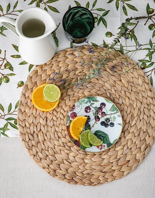 Plato redondo 15cm Frutos Rojos