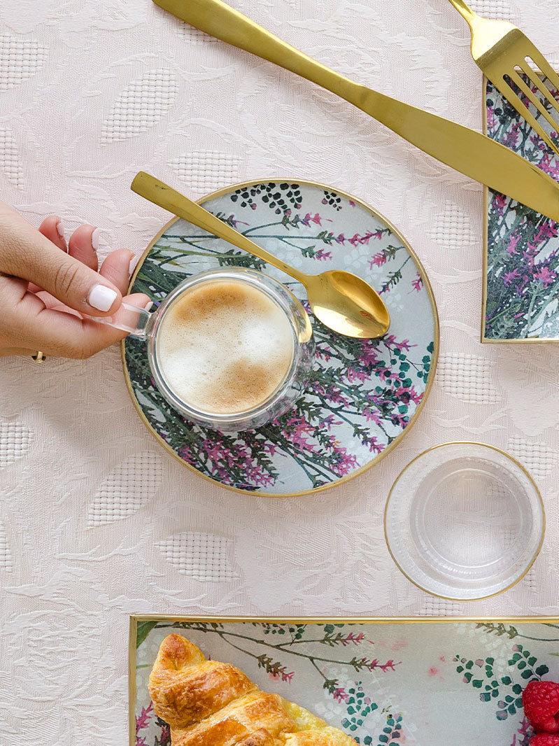 Plato redondo 15cm Lavanda