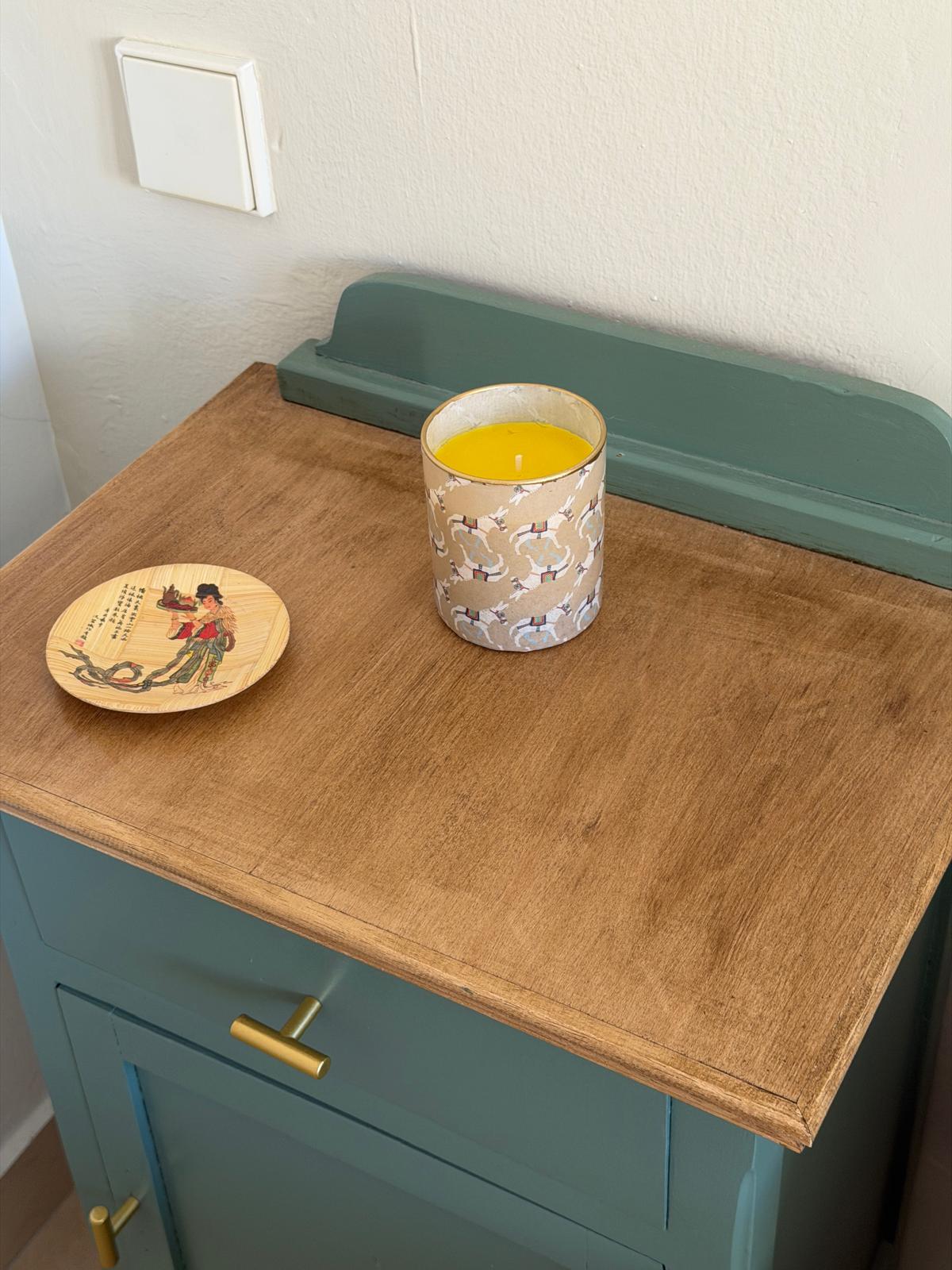 Vela Burritos de Mijas Beige - aroma banana