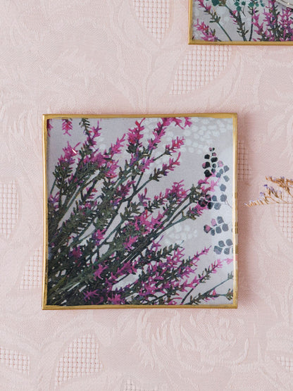 Plato Cuadrado 12x12cm Lavanda
