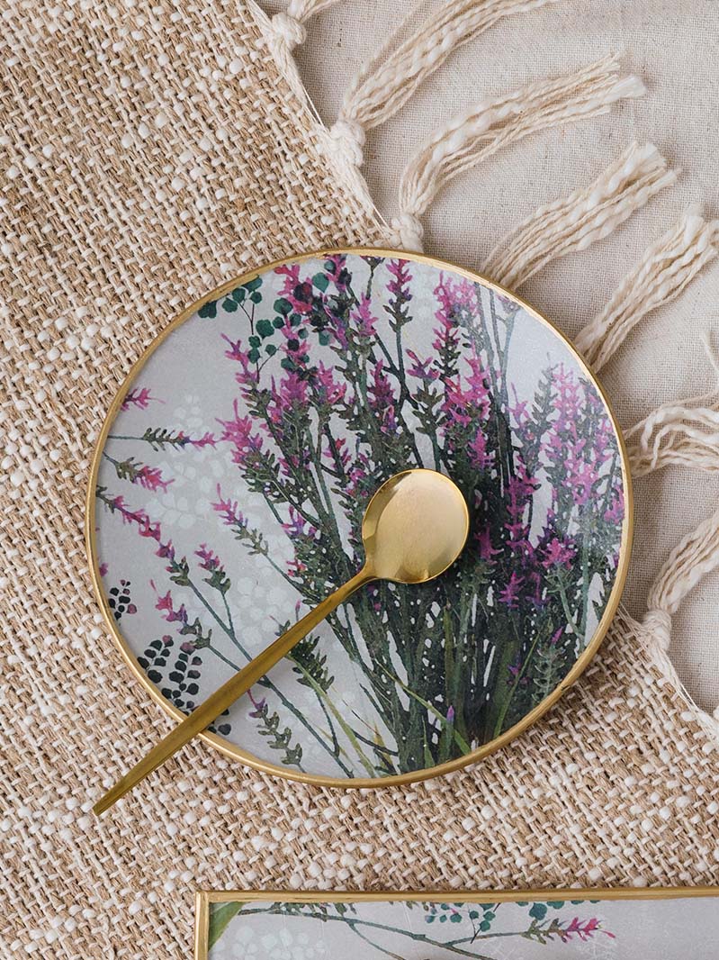 Plato redondo 15cm Lavanda