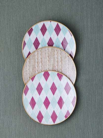 Plato redondo 15cm  Los Rombos