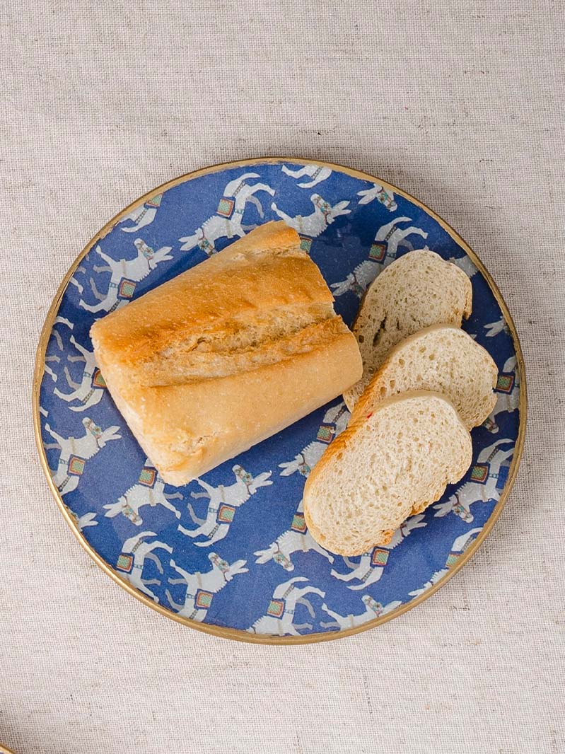 Plato redondo 15cm Azul