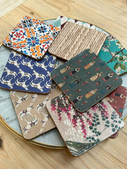 Posavasos corcho - Set de seis, variado